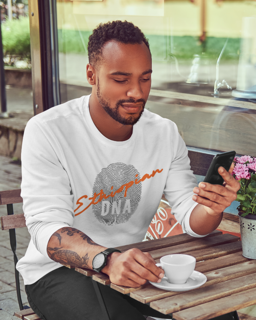 Eshi Ethiopia long sleeve t-shirt