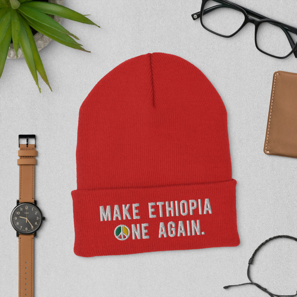 Make Ethiopia One Again Beanie - FREE SHIPPING!