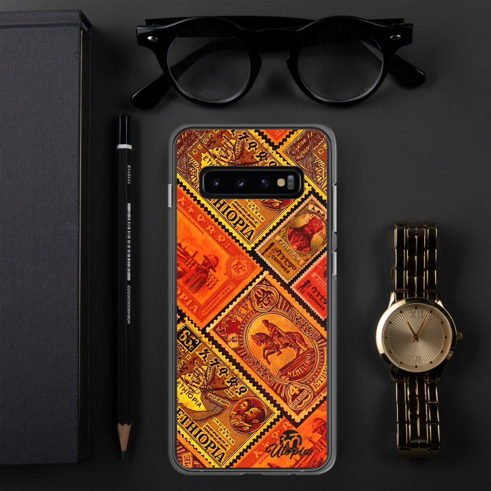 Ethiopia old stamps phone case
