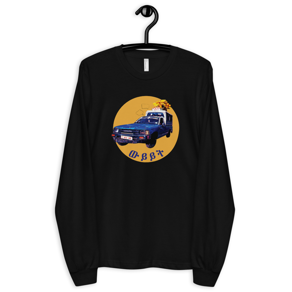 Ethiopia taxi long sleeve t-shirt