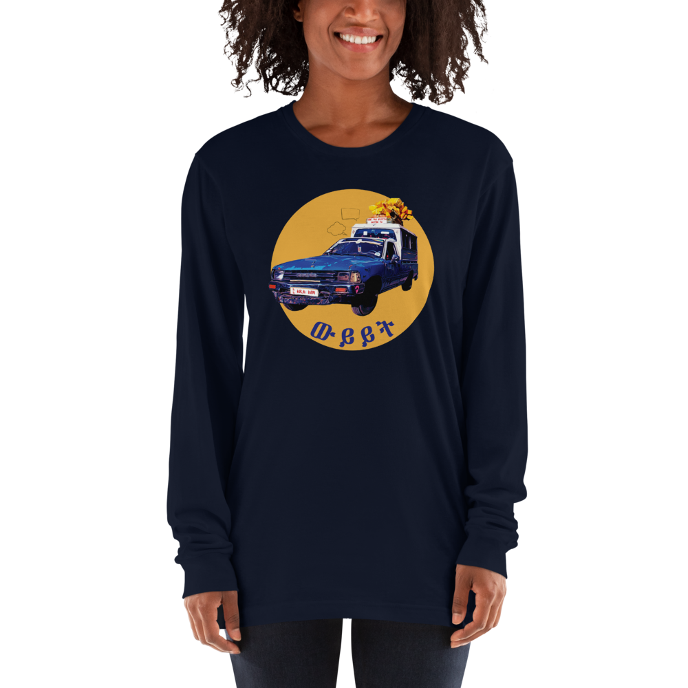 Ethiopia taxi long sleeve t-shirt