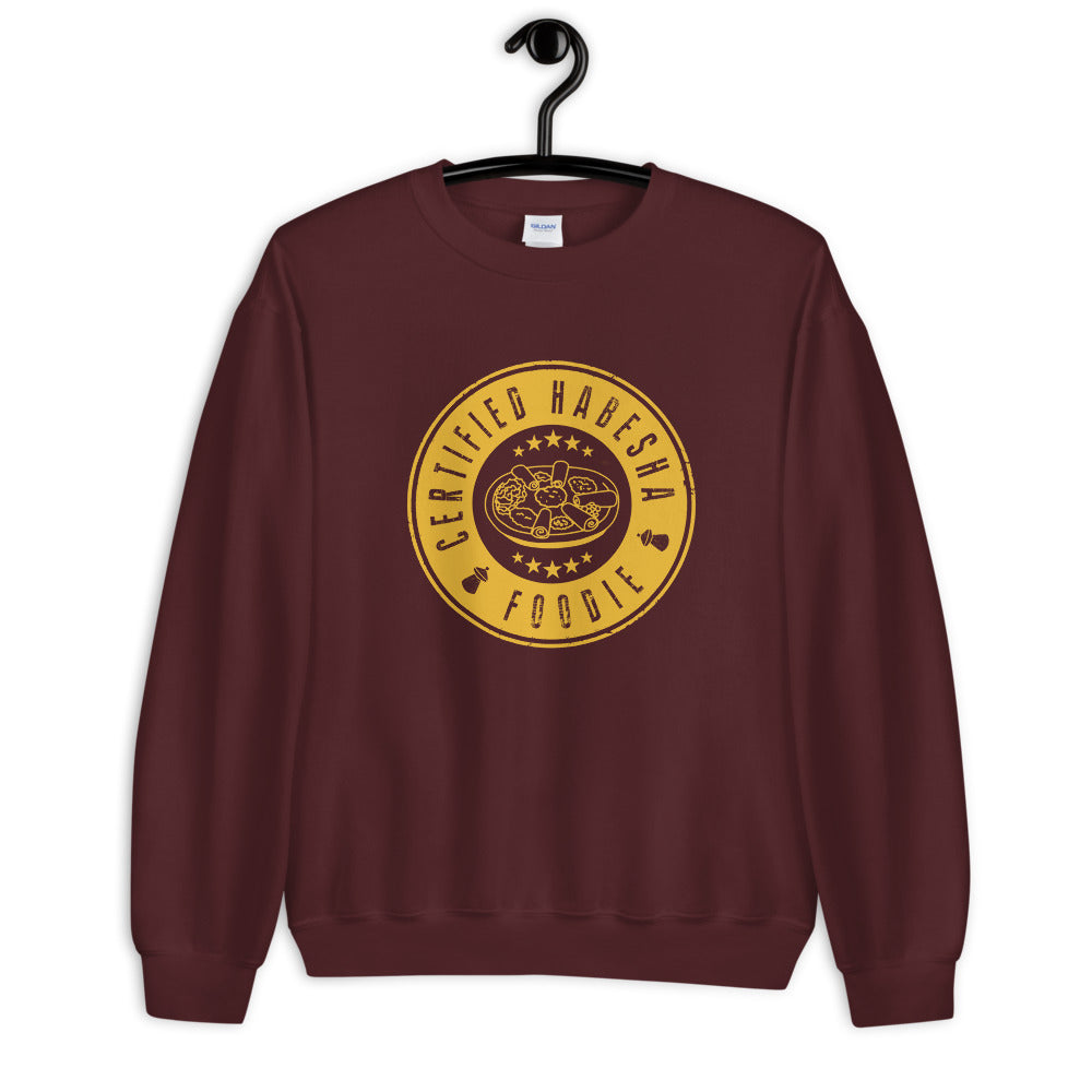 Certified Habesha Foodie Unisex Sweatshirt - Free Shipping