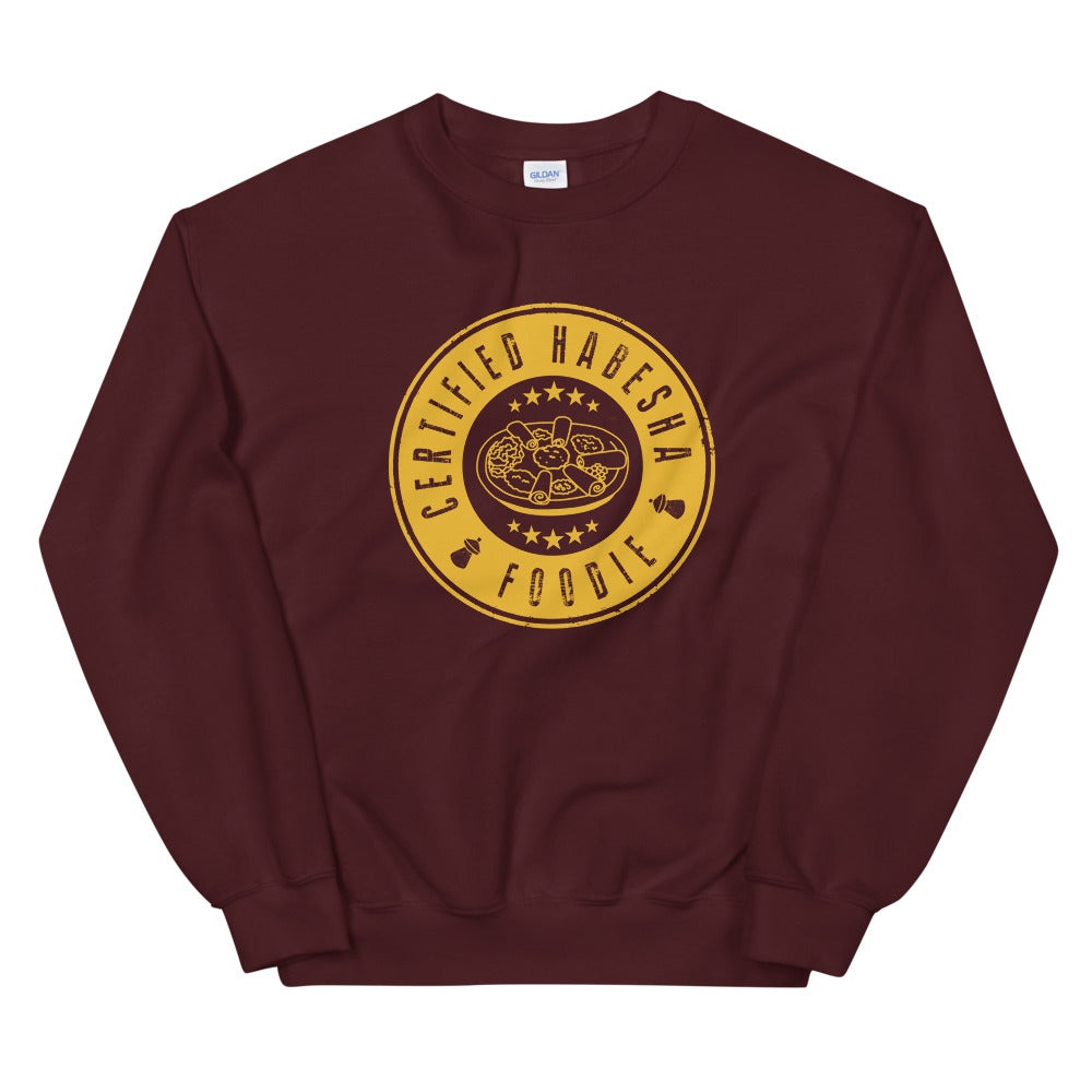 Certified Habesha Foodie Unisex Sweatshirt - Free Shipping