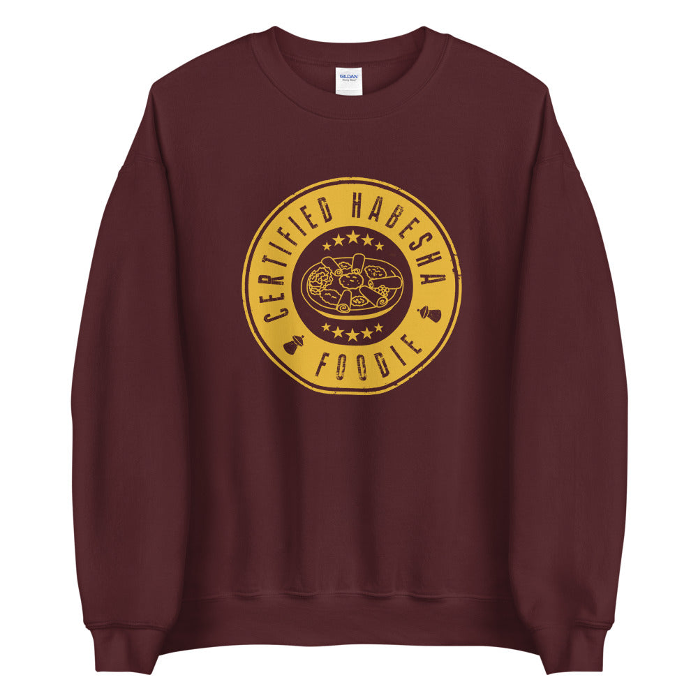 Certified Habesha Foodie Unisex Sweatshirt - Free Shipping