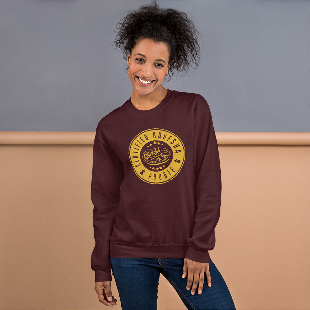 Certified Habesha Foodie Unisex Sweatshirt - Free Shipping