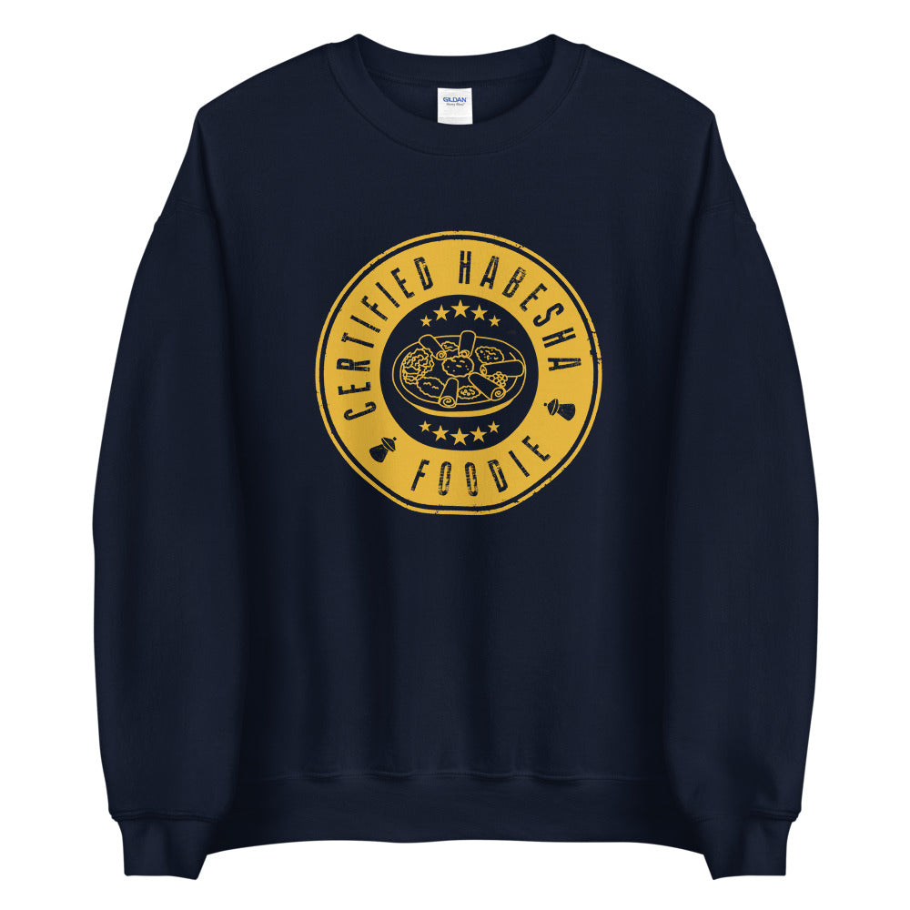 Certified Habesha Foodie Unisex Sweatshirt - Free Shipping