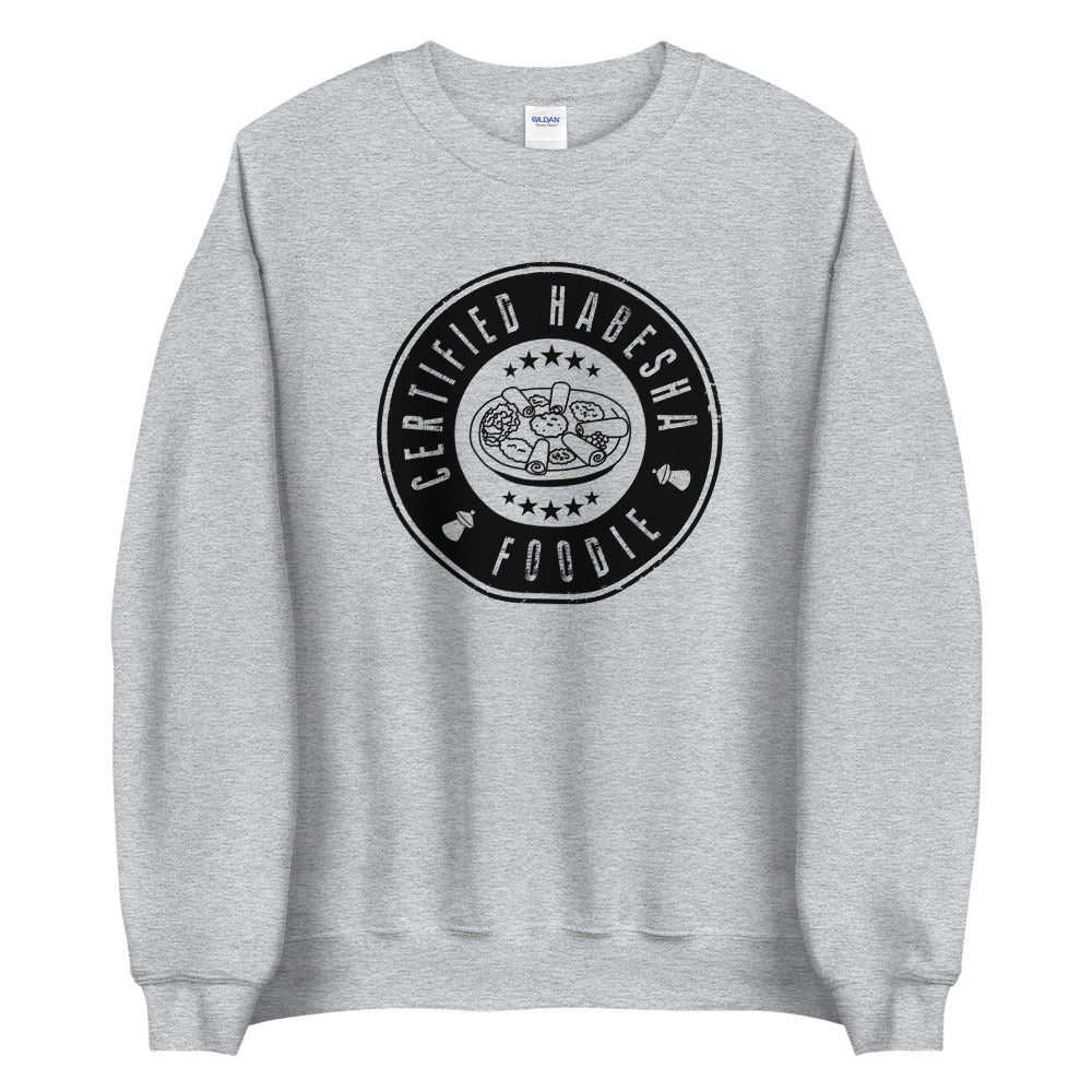 Certified Habesha Foodie Unisex Sweatshirt - Free Shipping