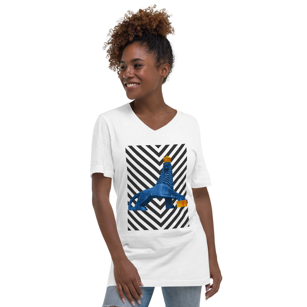 Moa Anbessa Unisex Short Sleeve V-Neck T-Shirt