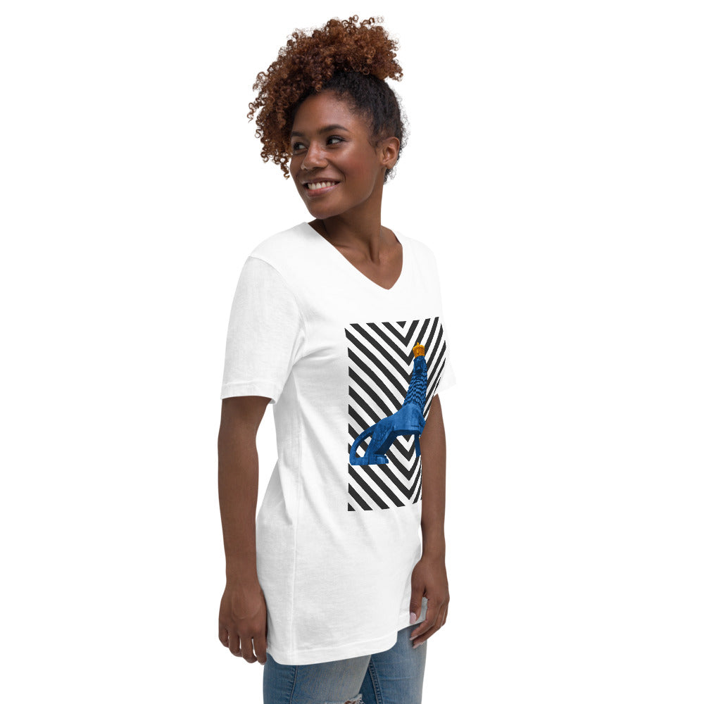 Moa Anbessa Unisex Short Sleeve V-Neck T-Shirt