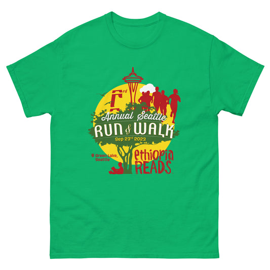 3rd Annual Seattle Run & Walk 2023 Men's classic tee