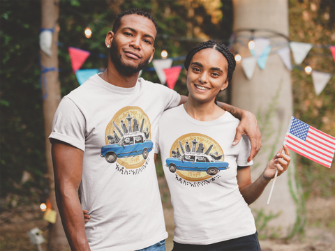 Ethiopia-smiling-man-and-woman-wearing-a-t-shirt