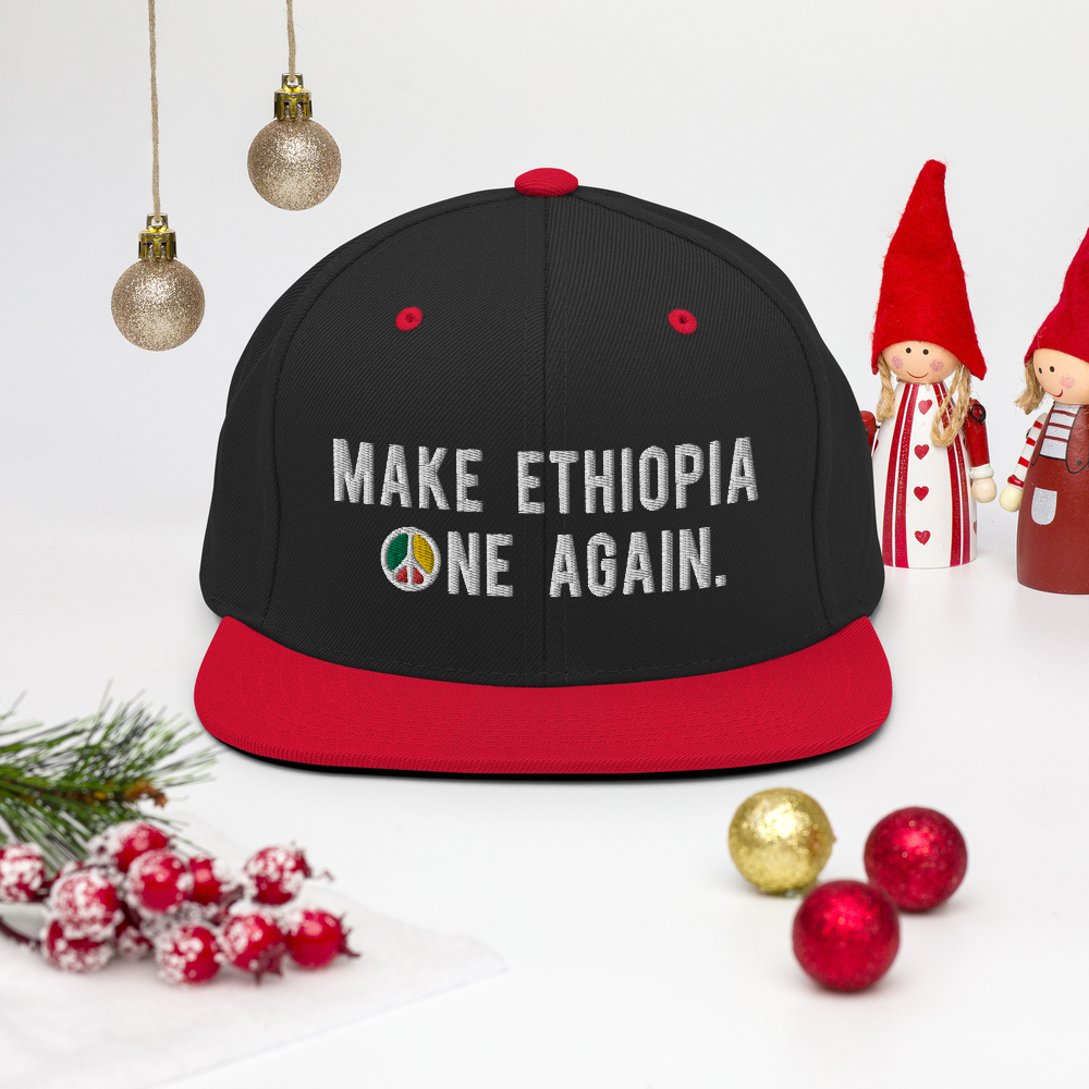 Make Ethiopia One Again snapback hat