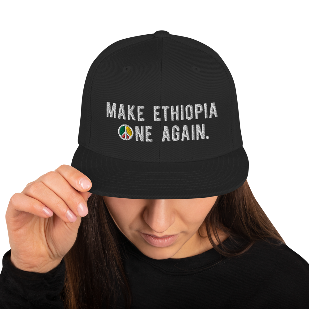 Make Ethiopia One Again snapback hat