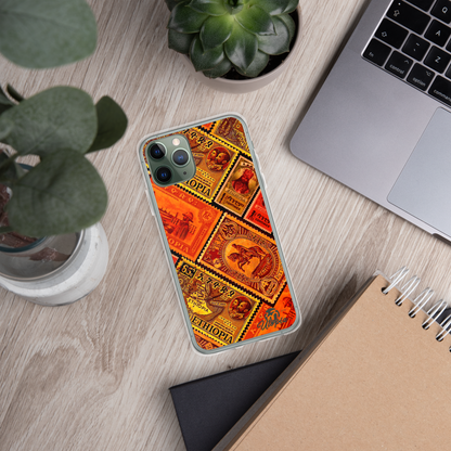 Vintage Ethiopian Stamps iPhone Case - FREE SHIPPING!