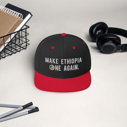 Make Ethiopia One Again snapback hat