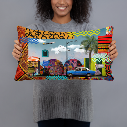 Ethiopia addis ababa culture pillow