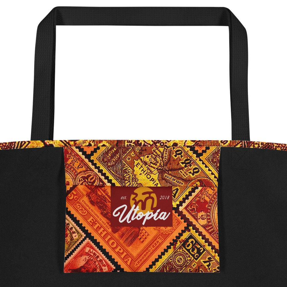 Ethiopia old stamps bag