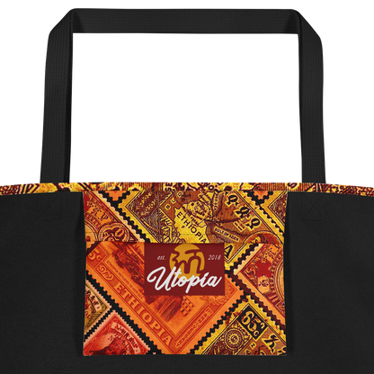 Ethiopia old stamps bag