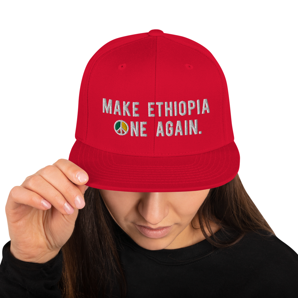 Make Ethiopia One Again snapback hat