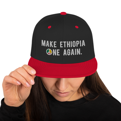 Make Ethiopia One Again snapback hat