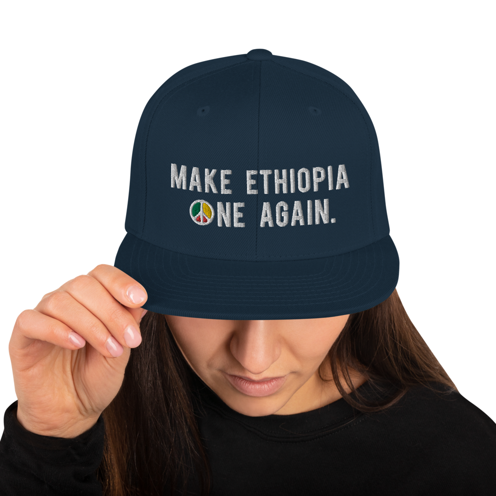 Make Ethiopia One Again snapback hat