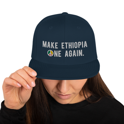 Make Ethiopia One Again snapback hat