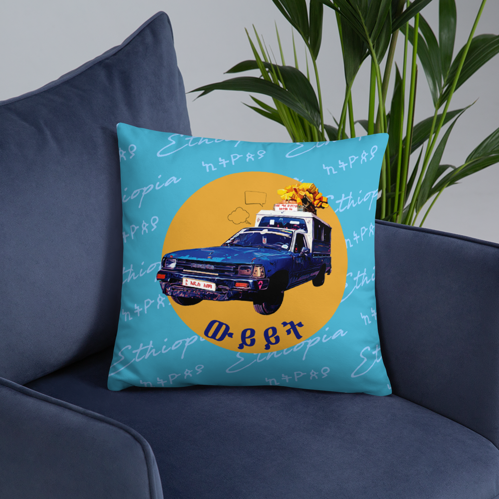 Ethiopia taxi pillow