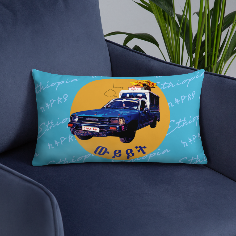 Ethiopia taxi pillow