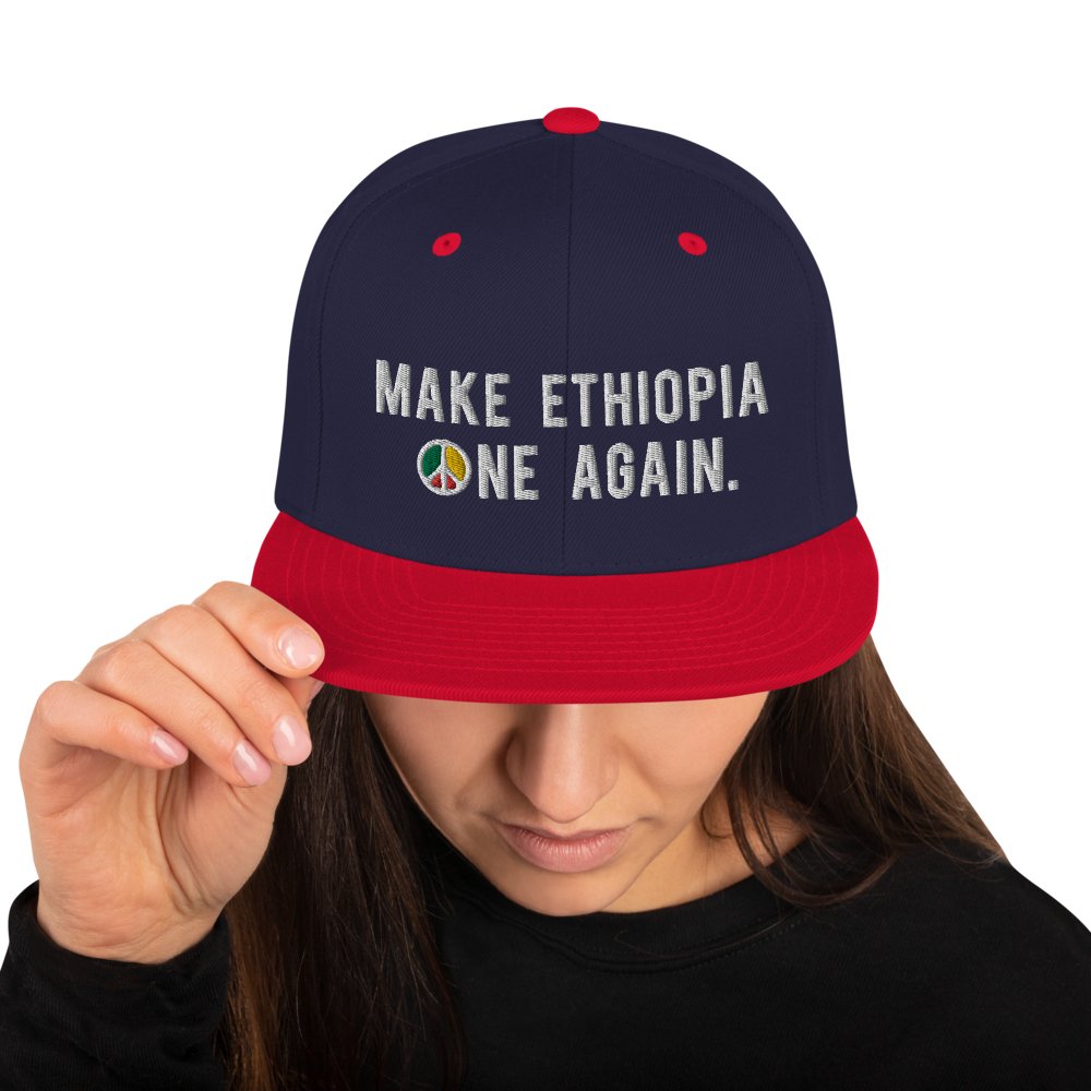 Make Ethiopia One Again snapback hat