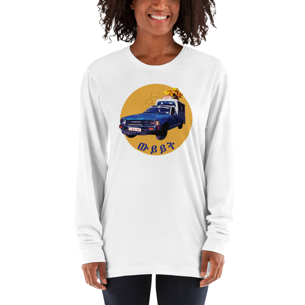 Ethiopia taxi long sleeve t-shirt