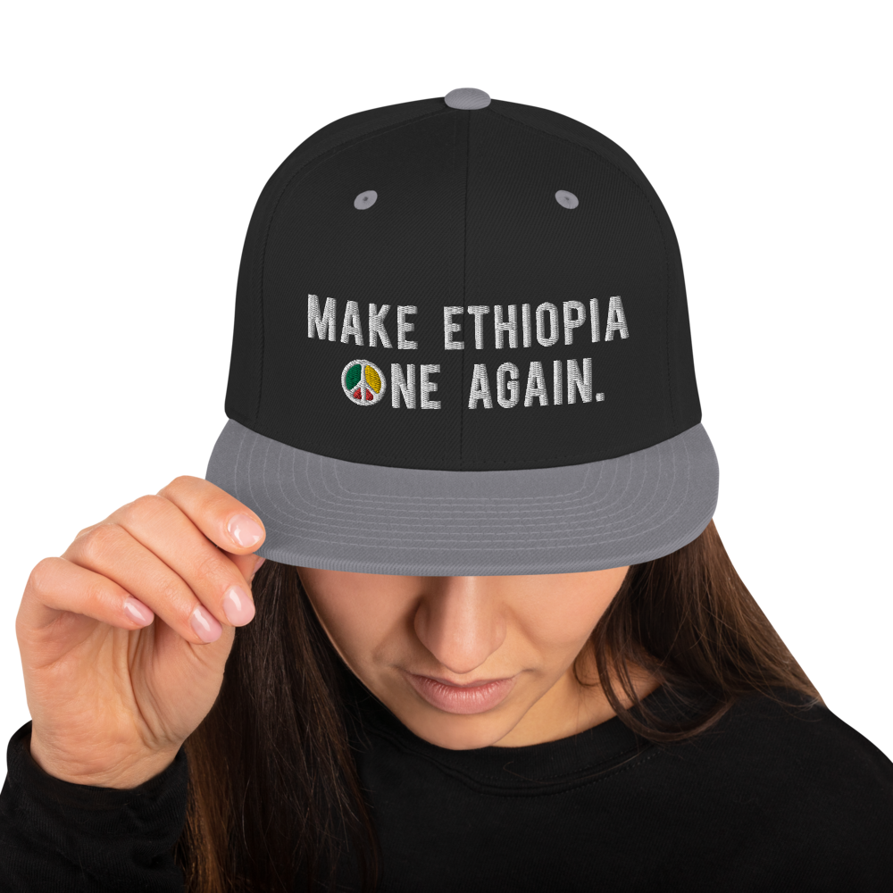 Make Ethiopia One Again snapback hat