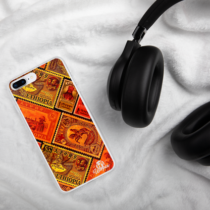 Vintage Ethiopian Stamps iPhone Case - FREE SHIPPING!