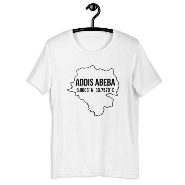 Addis Abeba Map Unisex T-Shirt