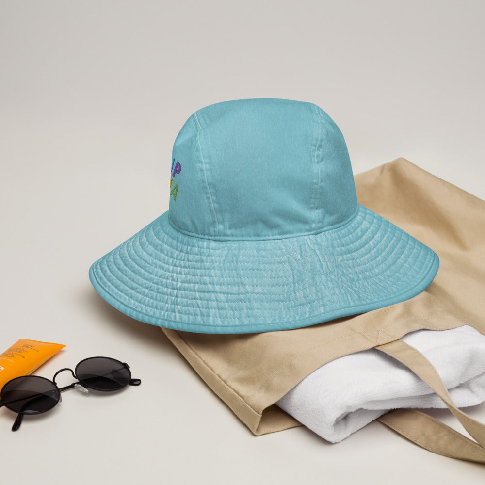 Light Up Ethiopia wide brim bucket hat