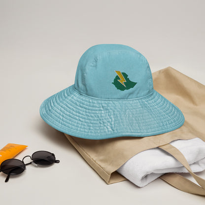 Light Up Ethiopia wide brim bucket hat