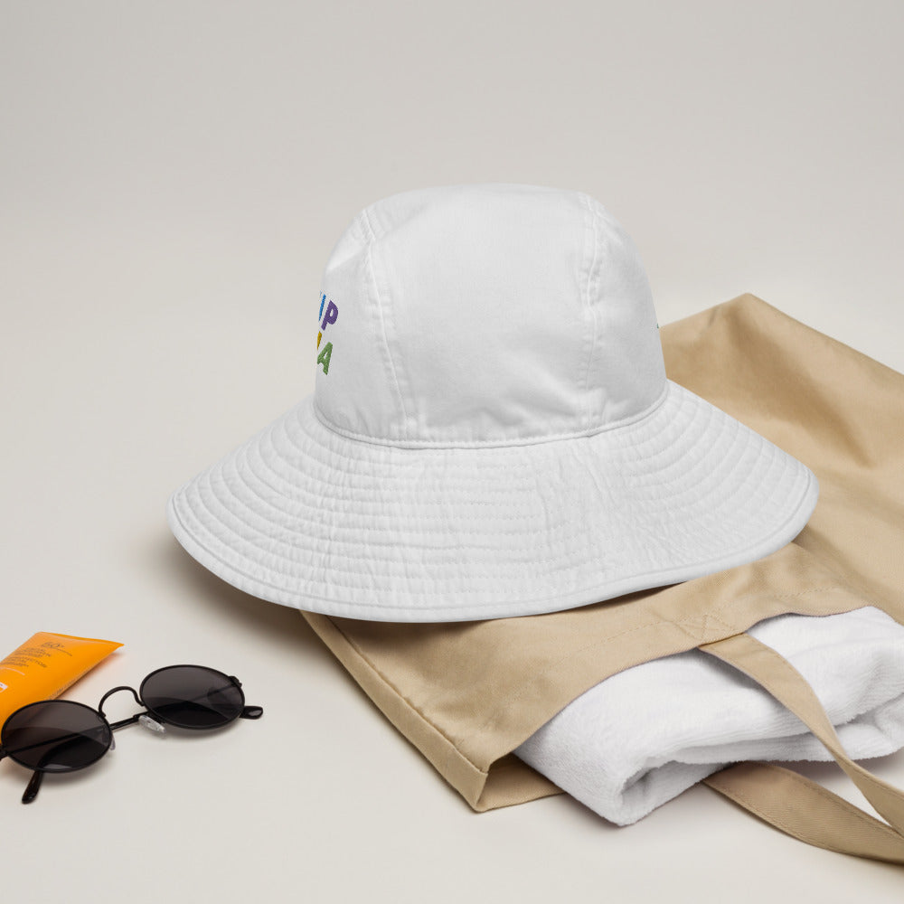 Light Up Ethiopia wide brim bucket hat