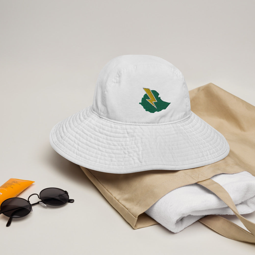 Light Up Ethiopia wide brim bucket hat