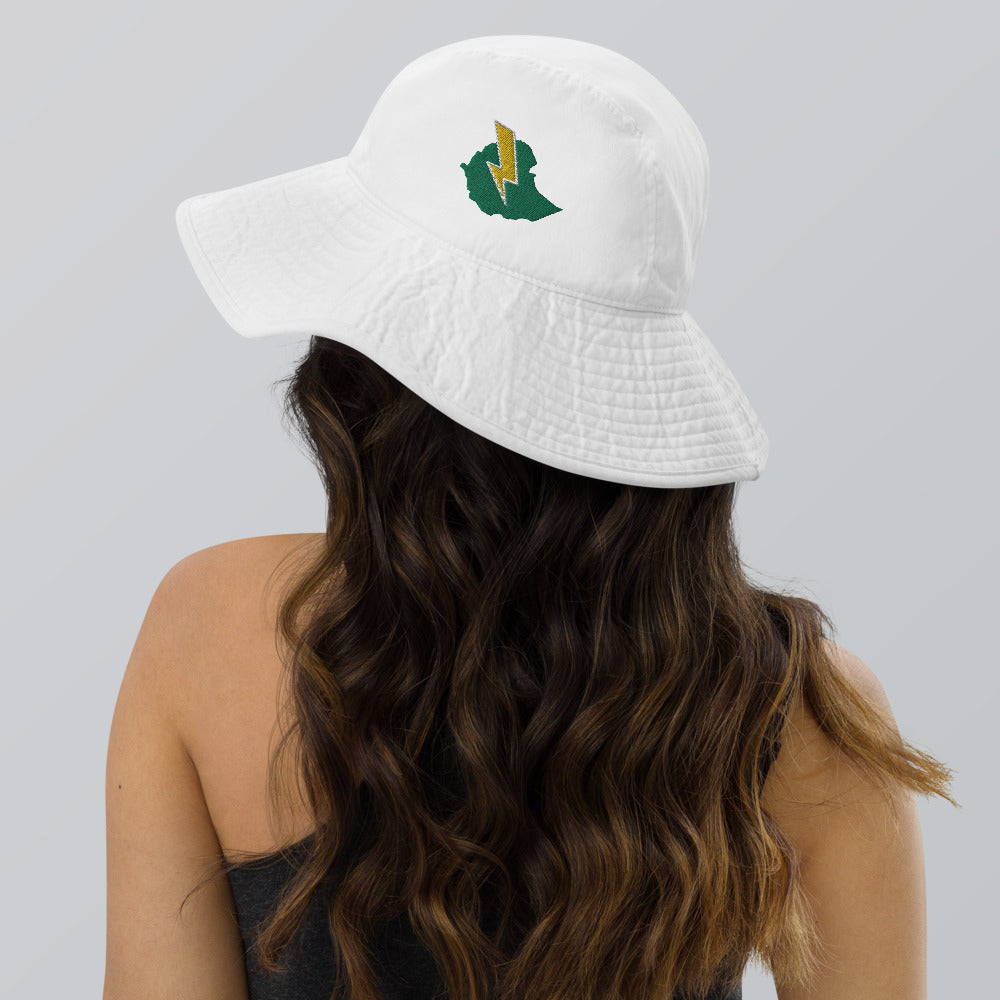 Light Up Ethiopia wide brim bucket hat