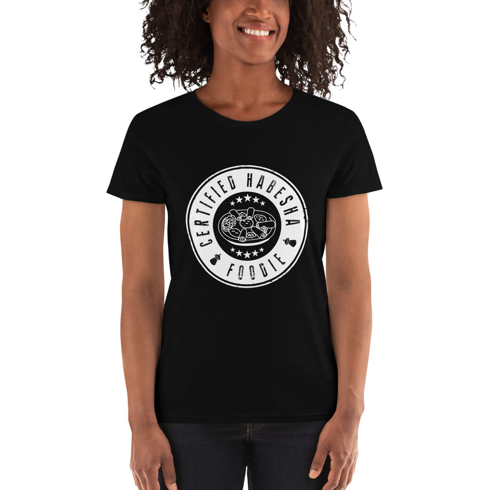 Certified Habesha Foodie Women's T-shirt - Free Shipping