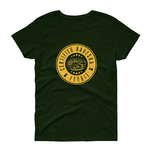 Certified Habesha Foodie Women's T-shirt - Free Shipping