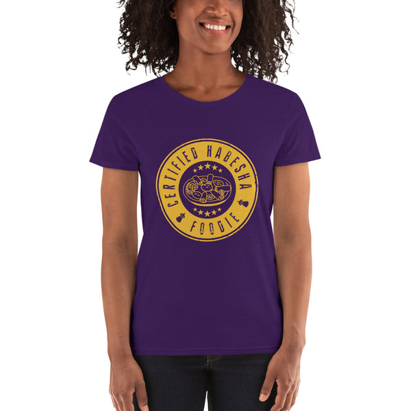 Certified Habesha Foodie Women's T-shirt - Free Shipping