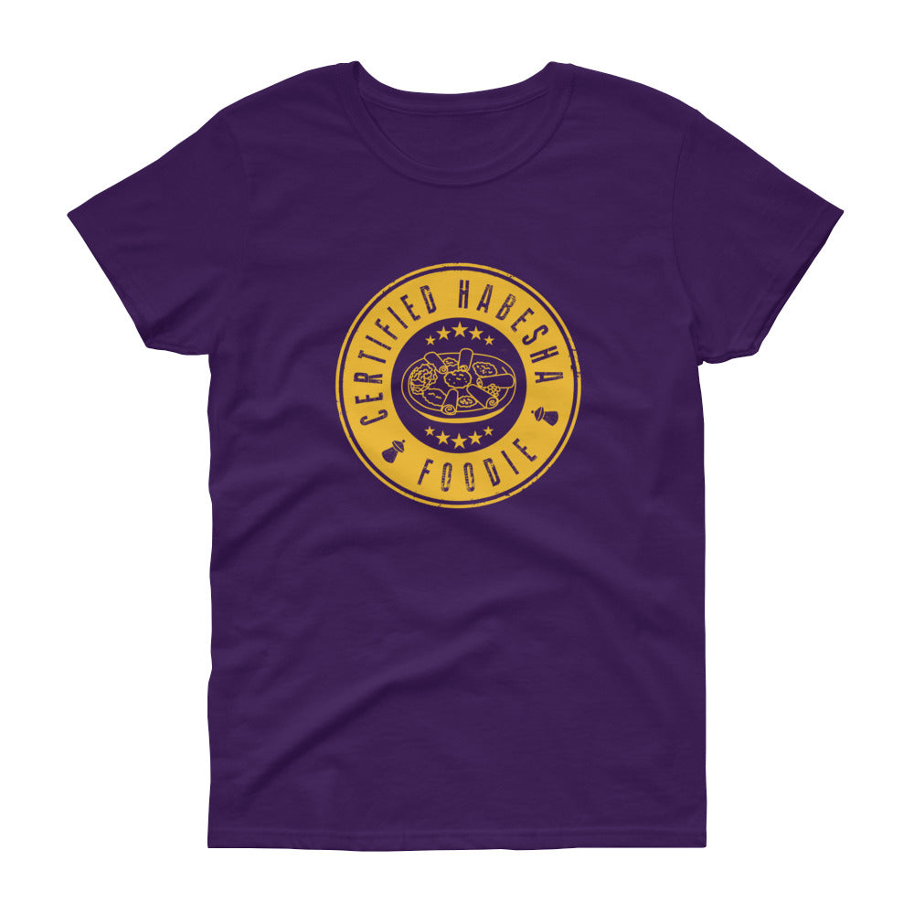 Certified Habesha Foodie Women's T-shirt - Free Shipping