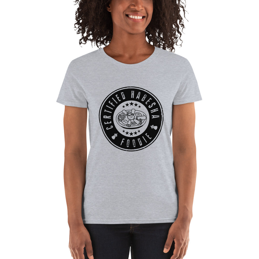 Certified Habesha Foodie Women's T-shirt - Free Shipping